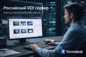 Российский VDI-сервер: как работает виртуализация рабочих мест и какую роль играет Termidesk